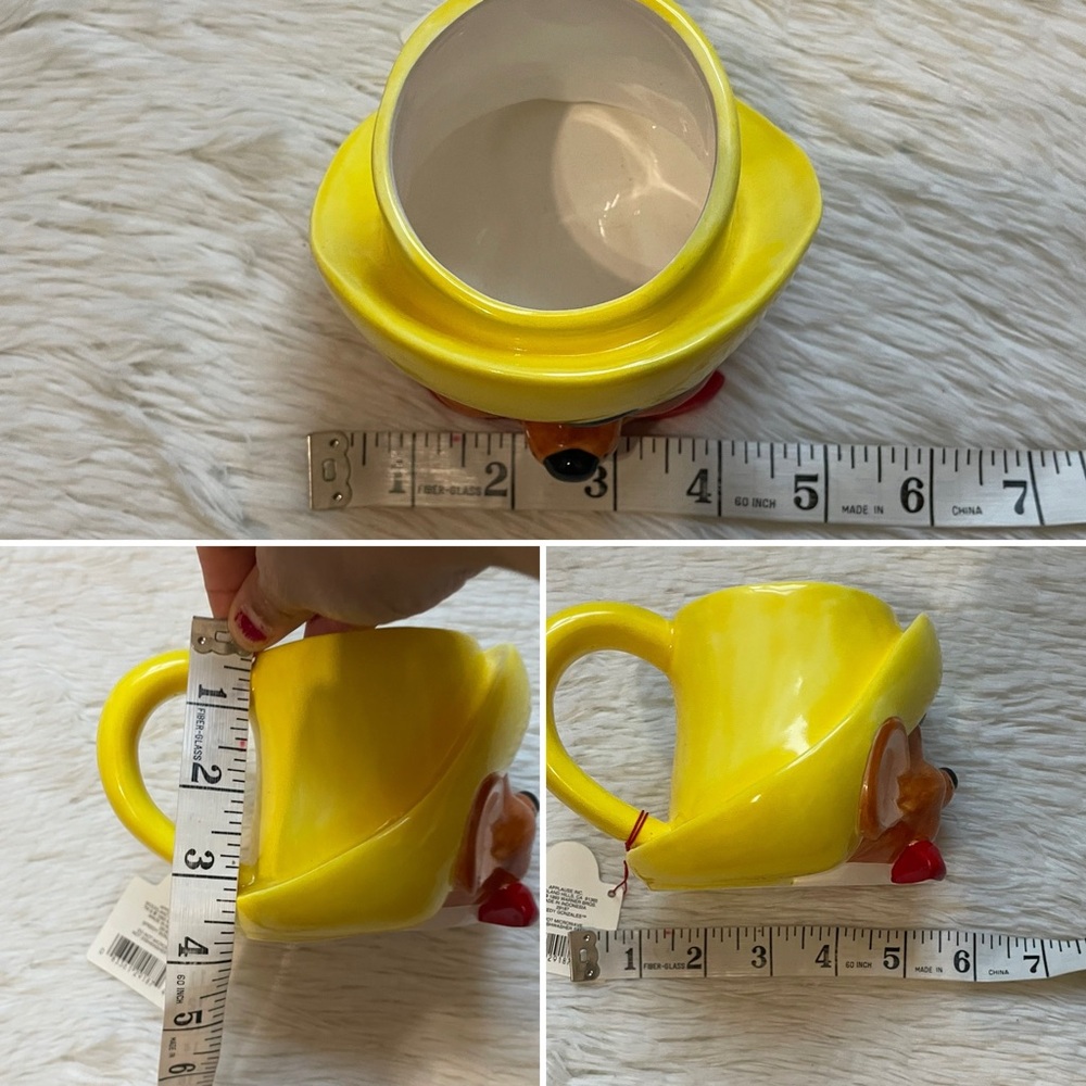 Vintage 1994 Looney Tunes Warner bros Speedy Gonzales yellow mug - Picture 13 of 16